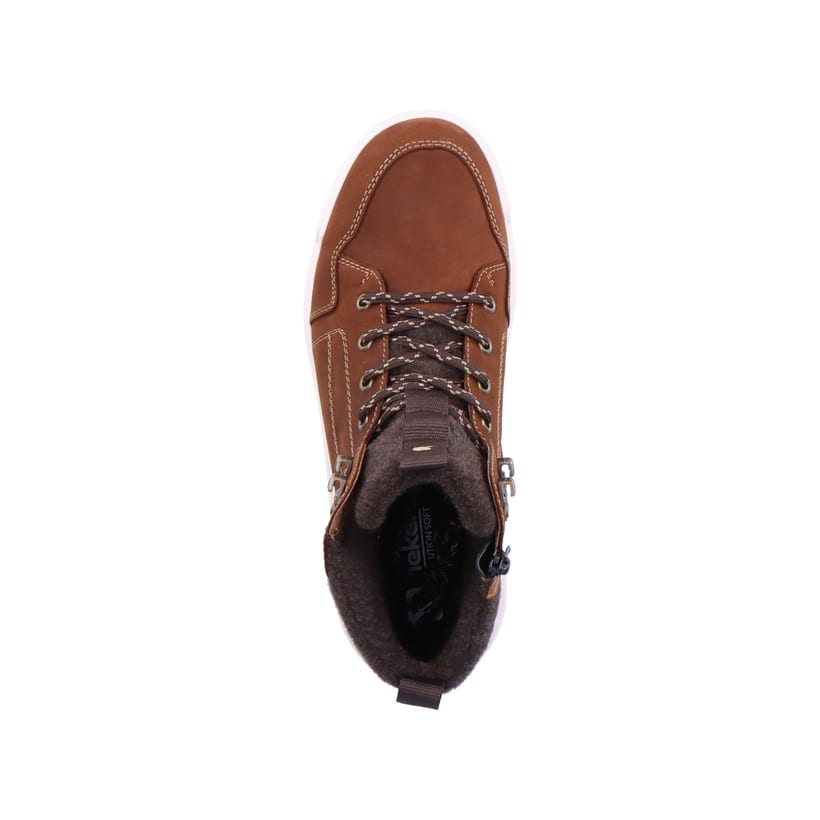 Rieker Artikelnummer U0070-22 Rieker Herren Sneaker High nut brown Saisonale Angebote