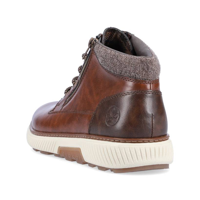 Rieker Artikelnummer B3303-24 Rieker Herren Schnürstiefel kaffeebraun Kauf eins, bekomm eins gratis