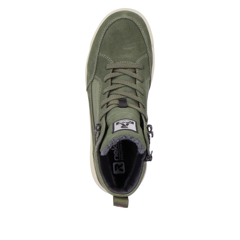 Rieker Artikelnummer U0069-54 Rieker Herren Sneaker High khaki green VIP-Rabatte