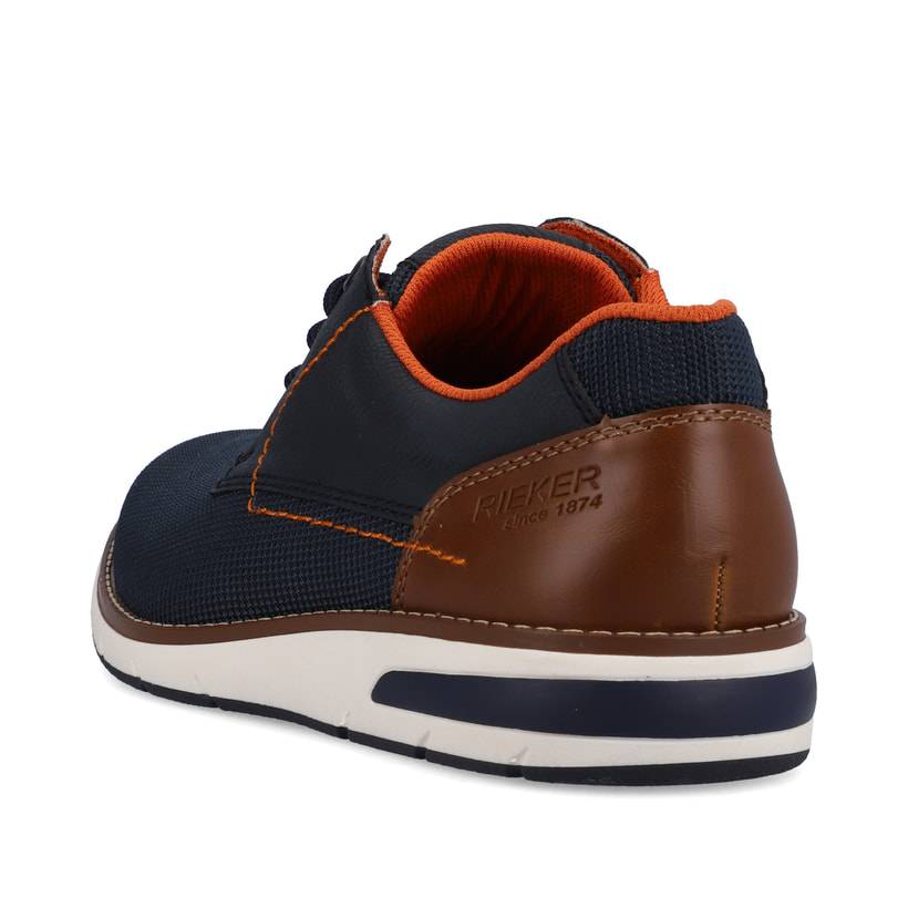 Rieker Artikelnummer 11301-14 Rieker Herren Schnürschuhe marineblau-orange Wochenangebot