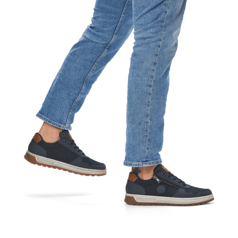 Rieker Artikelnummer 37029-14 Rieker Herren Sneaker Low meeresblau Begrenzte Freigabe