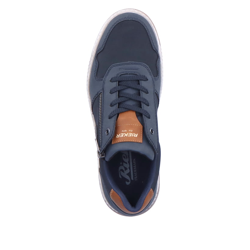 Rieker Artikelnummer 37029-14 Rieker Herren Sneaker Low meeresblau Begrenzte Freigabe