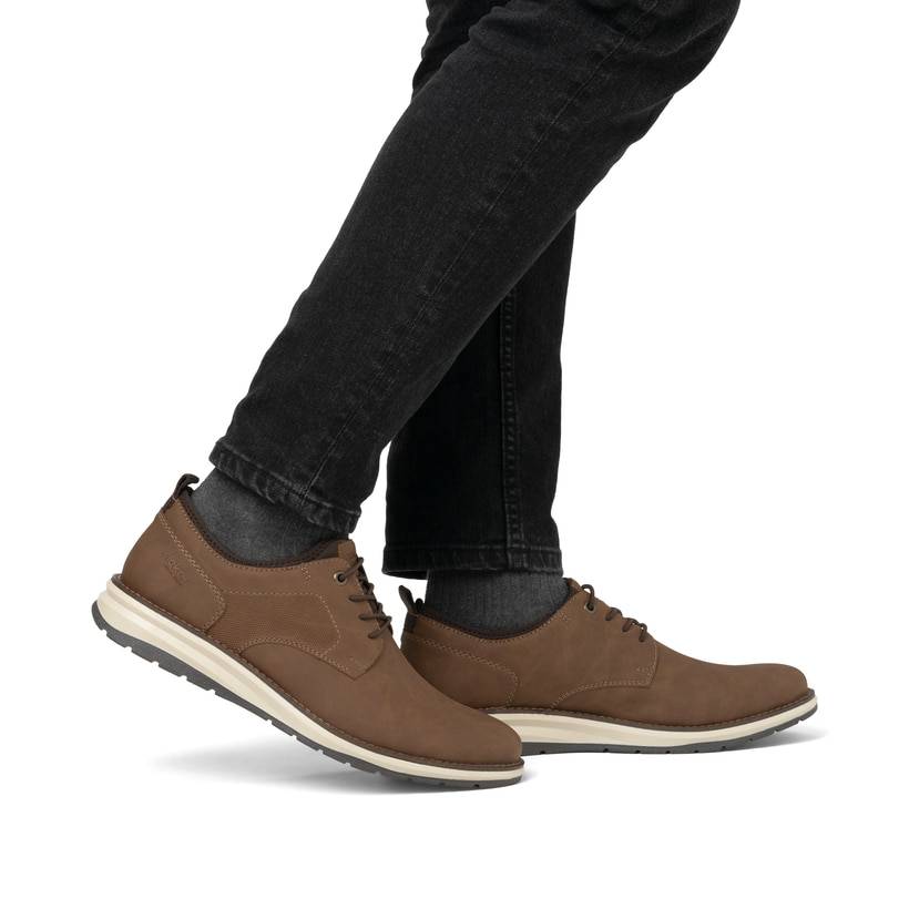 Rieker Artikelnummer 14702-24 Rieker Herren Schnürschuhe nougatbraun Letzte 3 Tage