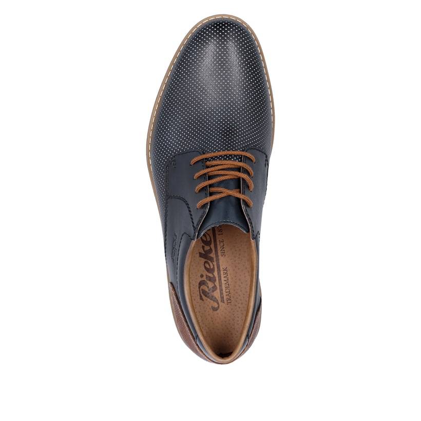 Rieker Artikelnummer 10308-14 Rieker Herren Schnürschuhe marineblau Neueste Stile