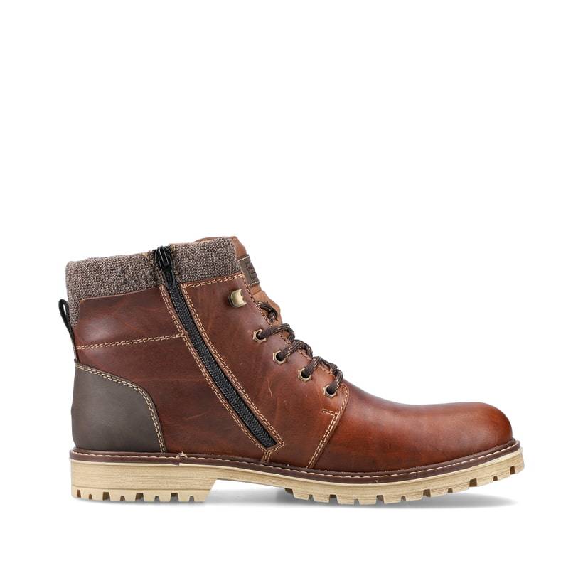 Rieker Artikelnummer F3641-23 Rieker Herren Schnürstiefel kastanienbraun Letzter Tag