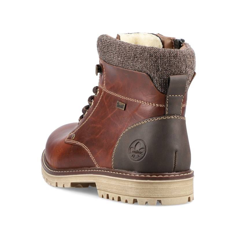 Rieker Artikelnummer F3641-23 Rieker Herren Schnürstiefel kastanienbraun Letzter Tag