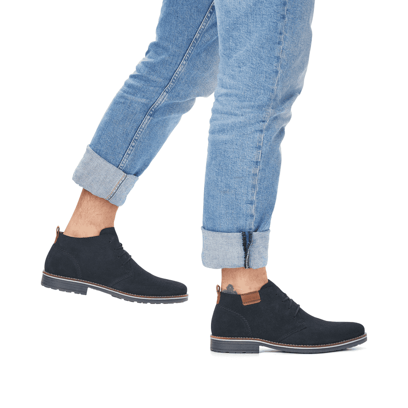 Rieker Artikelnummer 33206-14 Rieker Herren Schnürschuhe marineblau Bis zu 60% Rabatt