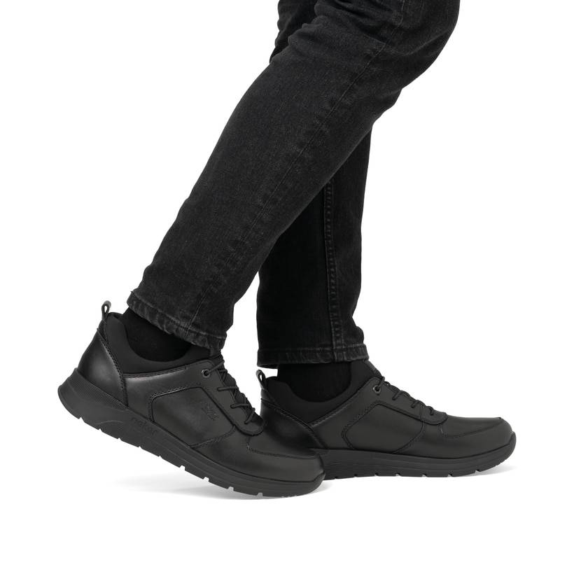 Rieker Artikelnummer 39653-00 Rieker Herren Slipper nachtschwarz Bis zu 65% Rabatt