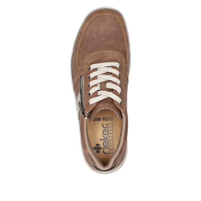Rieker Artikelnummer 03500-24 Rieker Herren Schnürschuhe nougatbraun Bis zu 55% Rabatt