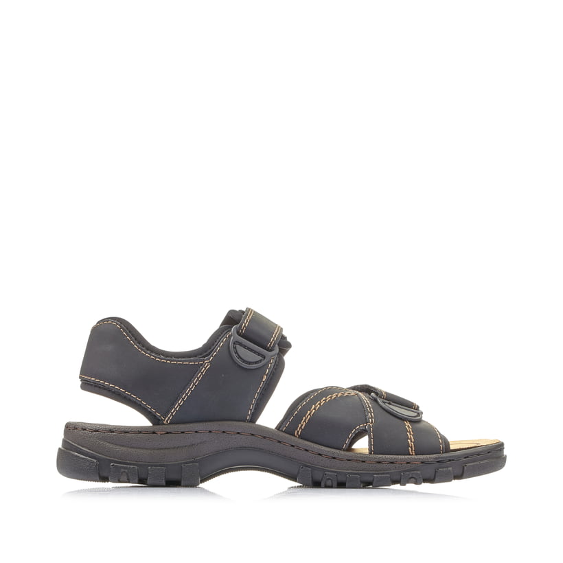 Rieker Artikelnummer 25051-01 Rieker Herren Trekkingsandalen graphitschwarz Riesige Rabatte