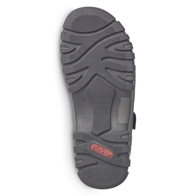 Rieker Artikelnummer 25051-01 Rieker Herren Trekkingsandalen graphitschwarz Riesige Rabatte