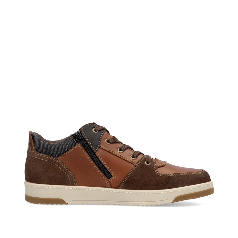 Rieker Artikelnummer 17501-24 Rieker Herren Schnürschuhe fuchsbraun 50% Rabatt mit kostenlosem Versand