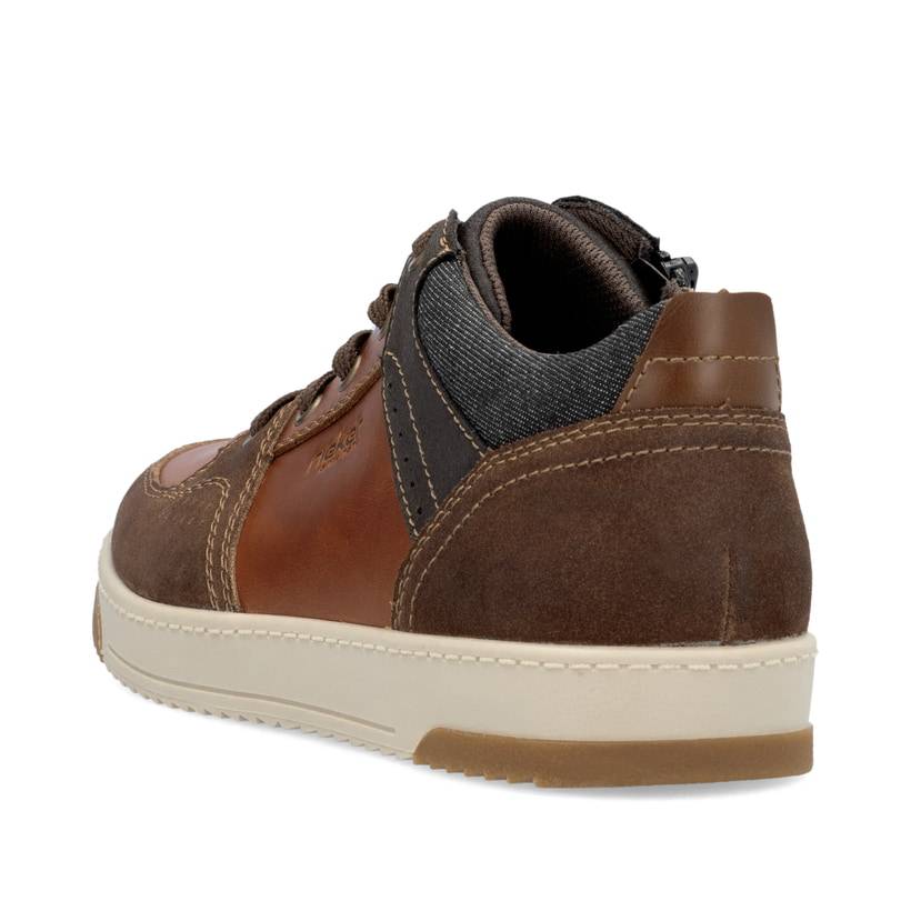 Rieker Artikelnummer 17501-24 Rieker Herren Schnürschuhe fuchsbraun 50% Rabatt mit kostenlosem Versand