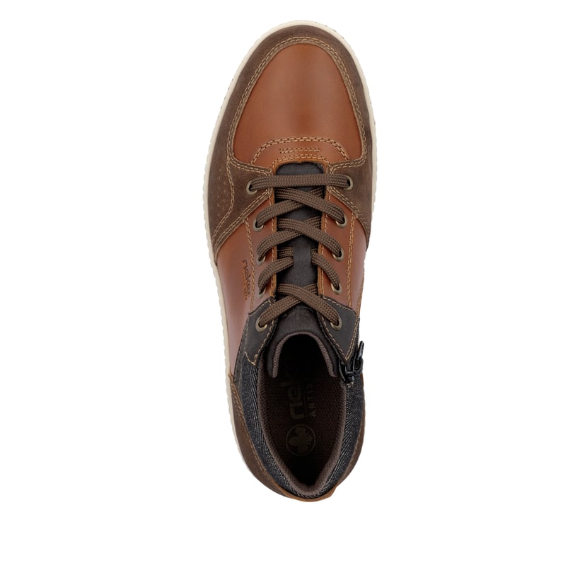 Rieker Artikelnummer 17501-24 Rieker Herren Schnürschuhe fuchsbraun 50% Rabatt mit kostenlosem Versand