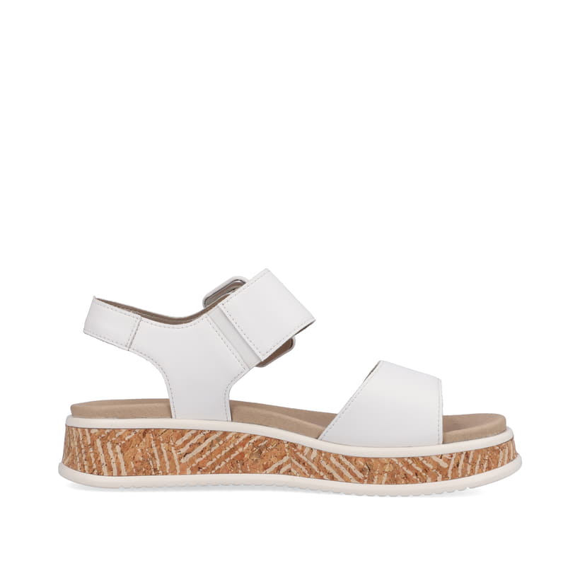 Rieker Artikelnummer W0800-80 Rieker Damen Riemchensandalen brilliant white Begrenzt auf 3 Tage