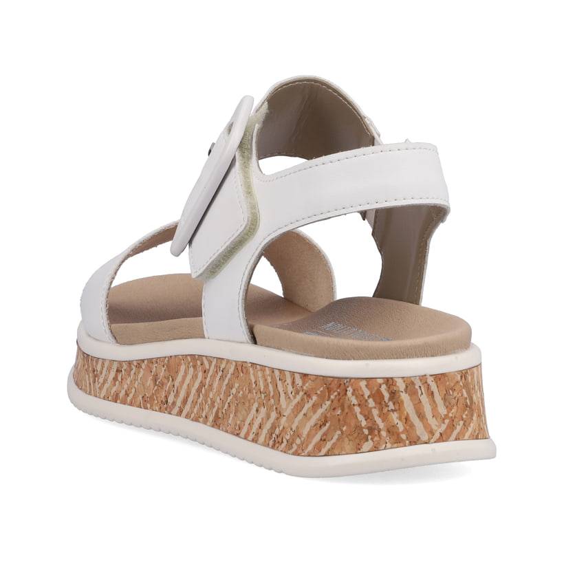 Rieker Artikelnummer W0800-80 Rieker Damen Riemchensandalen brilliant white Begrenzt auf 3 Tage