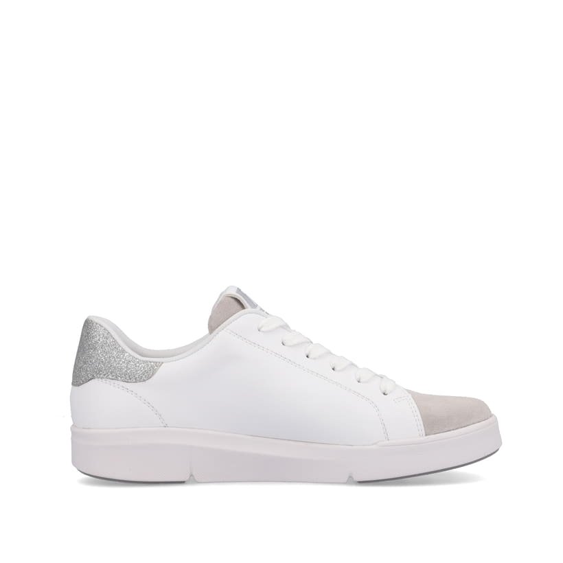 Rieker Artikelnummer 41900-80 Rieker Damen Sneaker Low swan-white beige Speichern exportieren