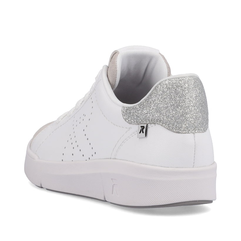Rieker Artikelnummer 41900-80 Rieker Damen Sneaker Low swan-white beige Speichern exportieren