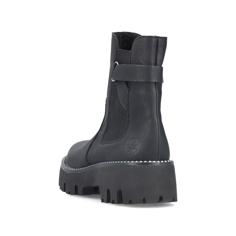 Rieker Artikelnummer Y3380-00 Rieker Damen Chelsea Boots tiefschwarz Rabatte dieses Monats