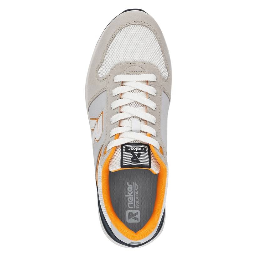 Rieker Artikelnummer 07601-40 Rieker Herren Sneaker Low stone grey Outlet