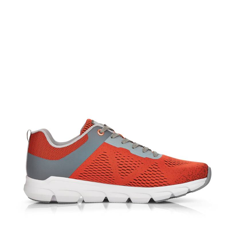 Rieker Artikelnummer 07806-38 Rieker Herren Sneaker Low rust-orange grey Hotsell