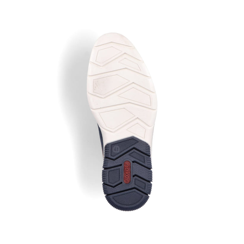 Rieker Artikelnummer 14410-24 Rieker Herren Schnürschuhe zimtbraun-ozeanblau Günstiger Verkauf