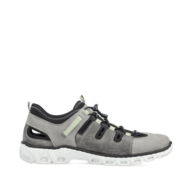 Rieker Artikelnummer 14508-40 Rieker Herren Slipper asphaltgrau Meist gekauft