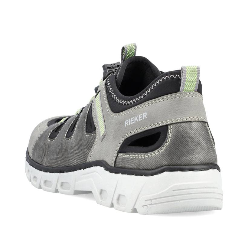 Rieker Artikelnummer 14508-40 Rieker Herren Slipper asphaltgrau Meist gekauft