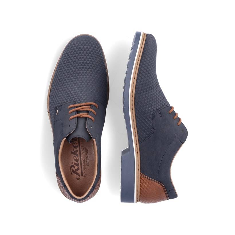 Rieker Artikelnummer 16504-16 Rieker Herren Schnürschuhe marineblau Blitzverkäufe
