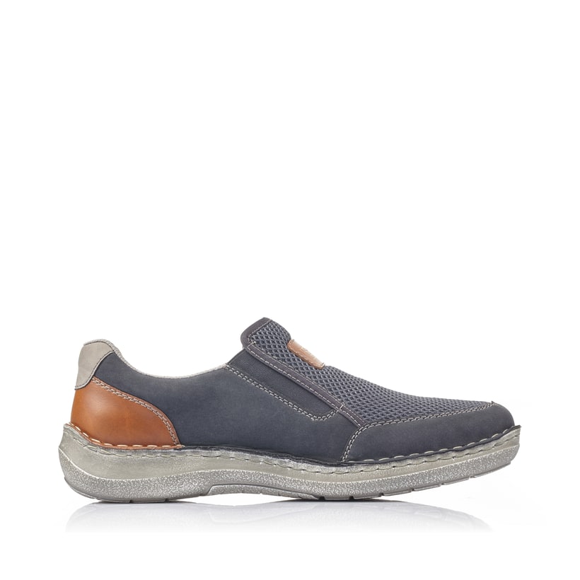 Rieker Artikelnummer 03053-14 Rieker Herren Slipper marineblau Kostenloser Versand