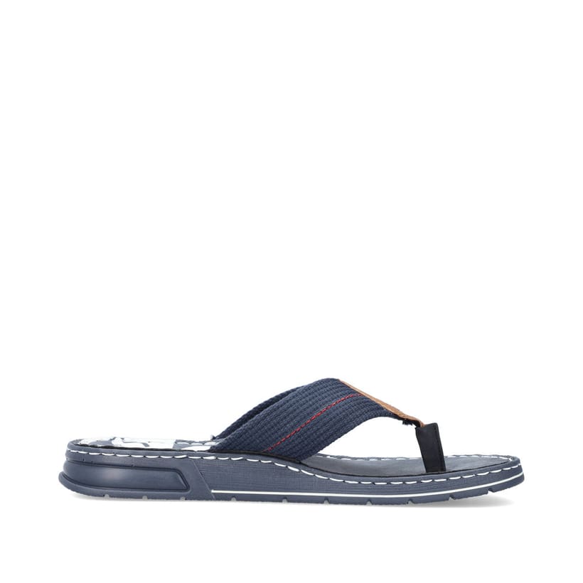 Rieker Artikelnummer 21280-14 Rieker Herren Zehentrenner marineblau-braun Fabrik Onlineshop