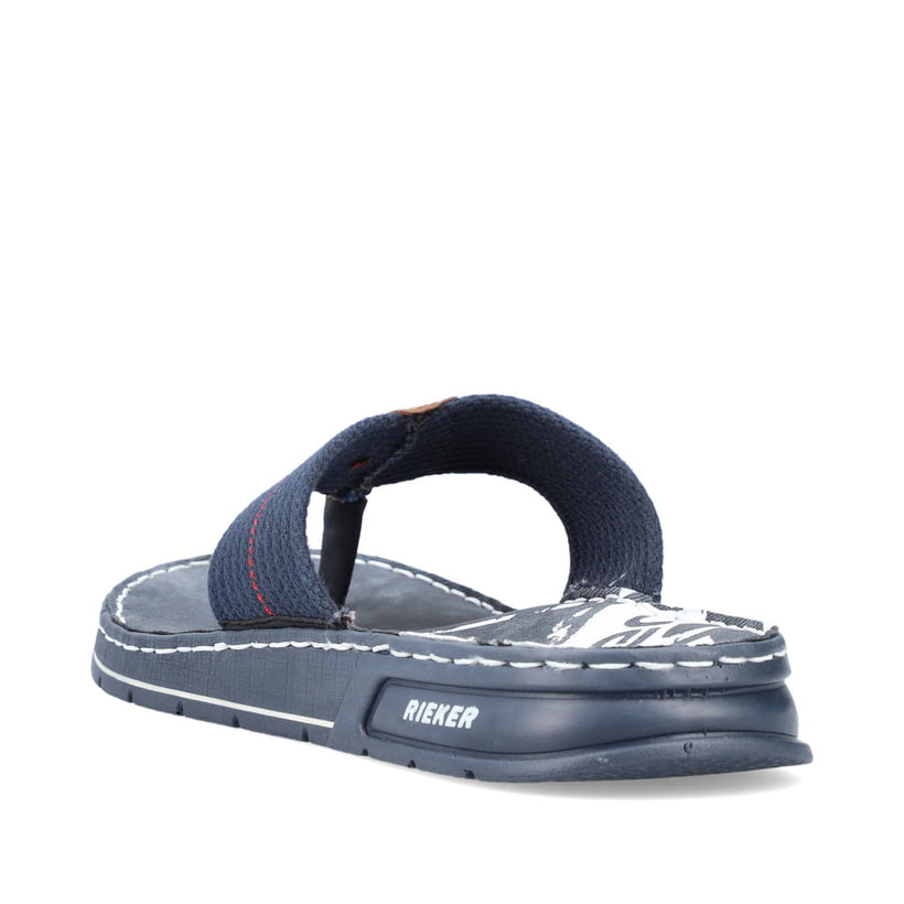 Rieker Artikelnummer 21280-14 Rieker Herren Zehentrenner marineblau-braun Fabrik Onlineshop