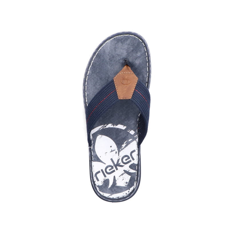 Rieker Artikelnummer 21280-14 Rieker Herren Zehentrenner marineblau-braun Fabrik Onlineshop