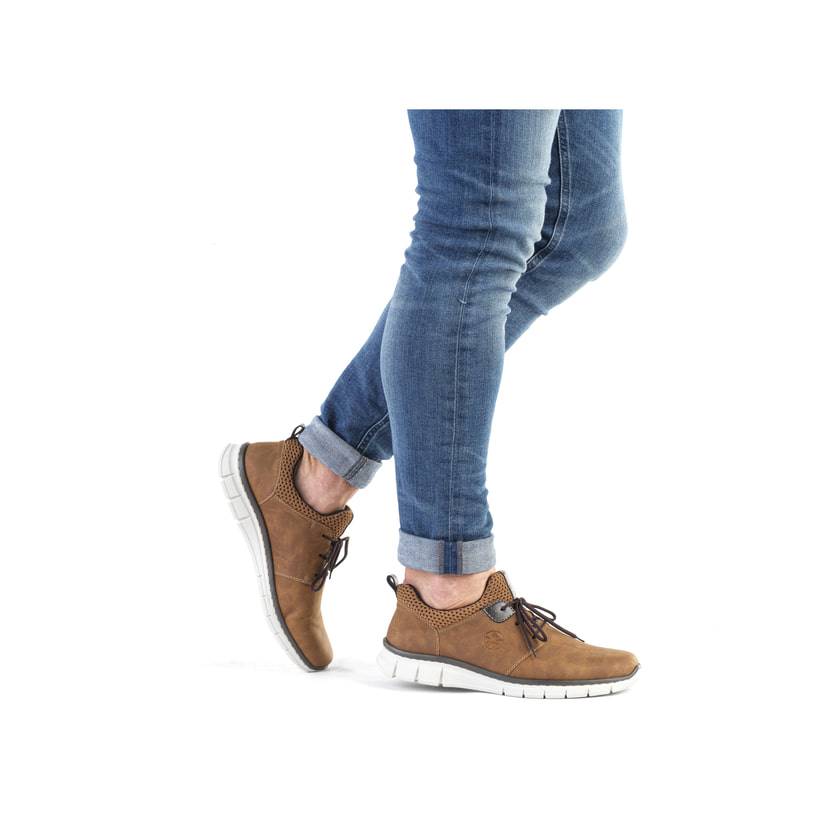Rieker Artikelnummer B77A6-24 Rieker Herren Slipper zimtbraun Rabatt