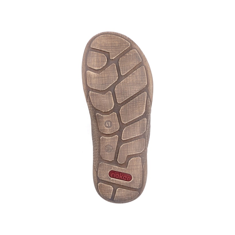 Rieker Artikelnummer 22099-25 Rieker Herren Pantoletten kaffeebraun Günstig kaufen