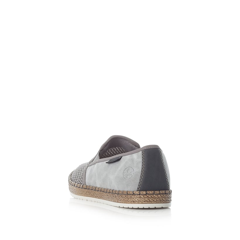 Rieker Artikelnummer B5265-43 Rieker Herren Slipper stahlgrau Versandkostenfrei