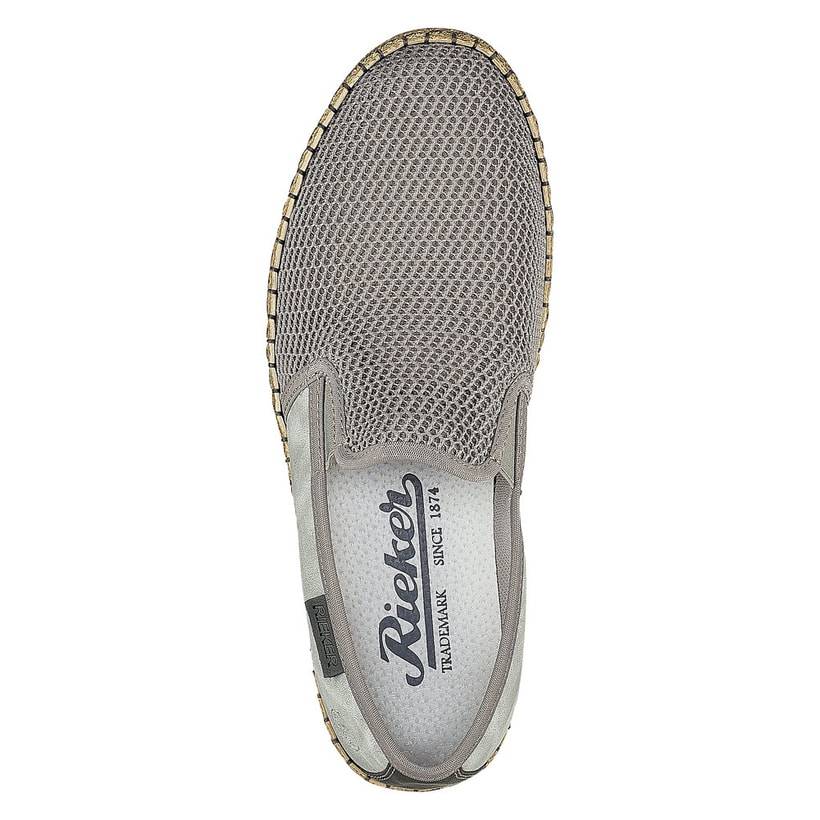 Rieker Artikelnummer B5265-43 Rieker Herren Slipper stahlgrau Versandkostenfrei