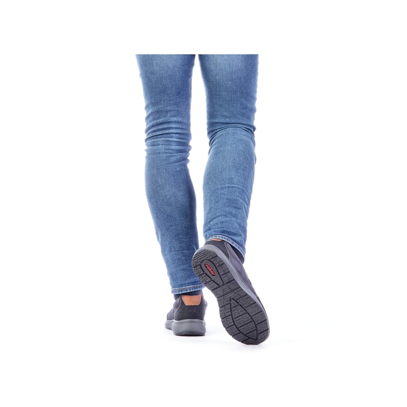 Rieker Artikelnummer B7654-02 Rieker Herren Slipper asphaltschwarz Begrenztes Angebot