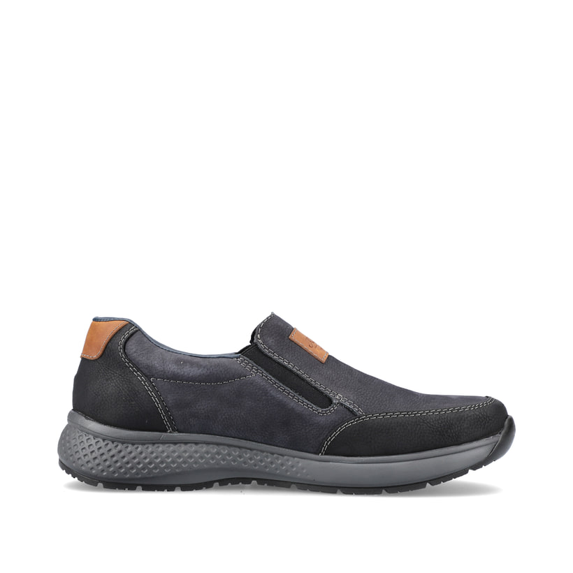 Rieker Artikelnummer B7654-02 Rieker Herren Slipper asphaltschwarz Begrenztes Angebot