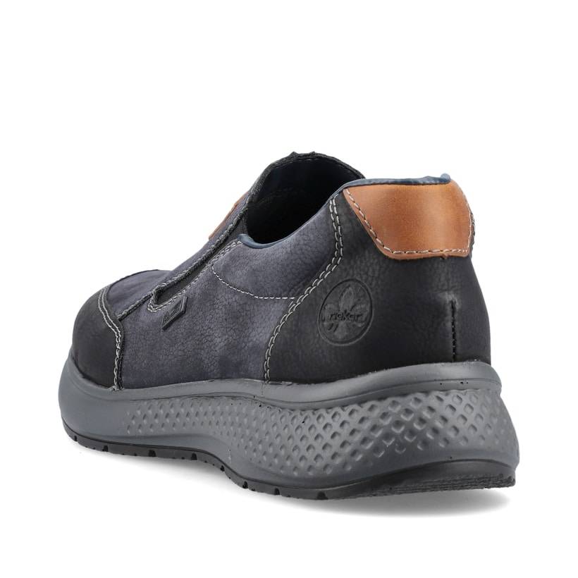 Rieker Artikelnummer B7654-02 Rieker Herren Slipper asphaltschwarz Begrenztes Angebot
