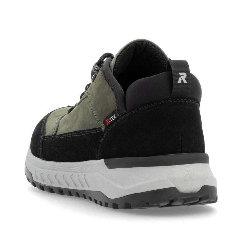 Rieker Artikelnummer U0102-54 Rieker Herren Sneaker Low khaki-schwarz Online Shopping