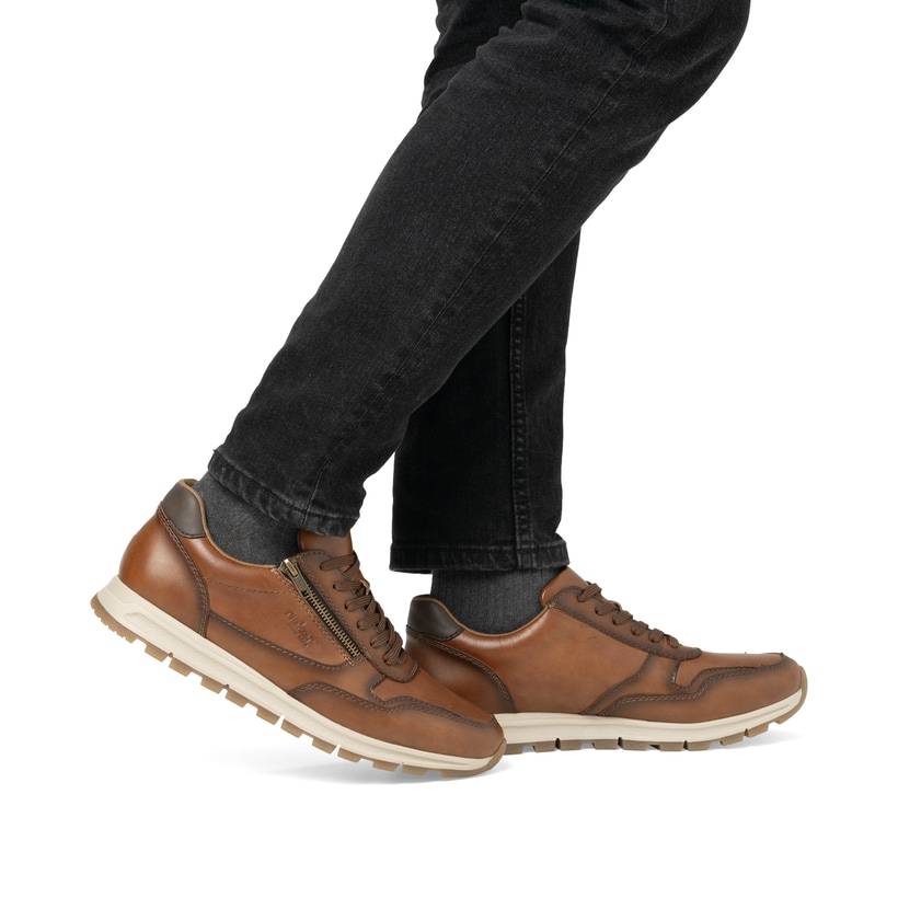 Rieker Artikelnummer B0504-24 Rieker Herren Sneaker Low holzbraun Saisonschlussverkauf