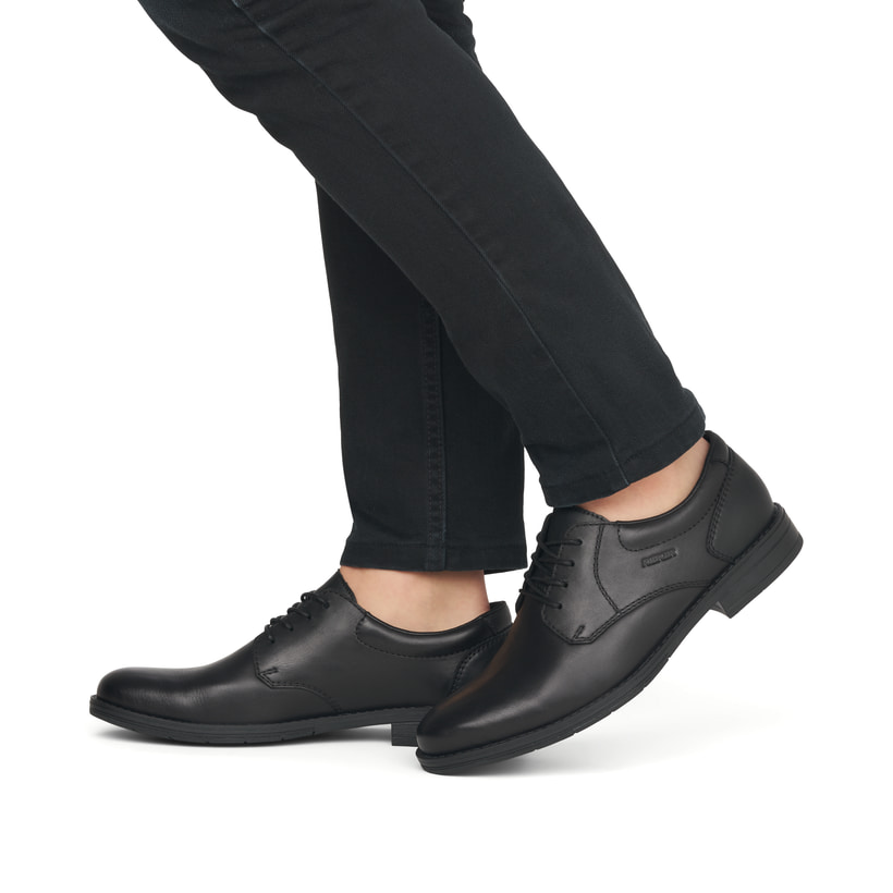 Rieker Artikelnummer 10304-00 Rieker Herren Schnürschuhe mitternachtsschwarz Black Friday