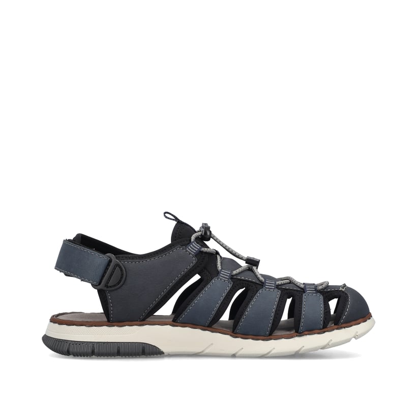 Rieker Artikelnummer 25246-14 Rieker Herren Trekkingsandalen stahlblau Heißer Verkauf