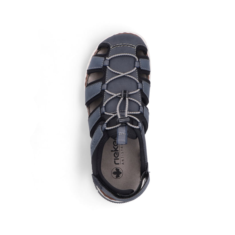 Rieker Artikelnummer 25246-14 Rieker Herren Trekkingsandalen stahlblau Heißer Verkauf