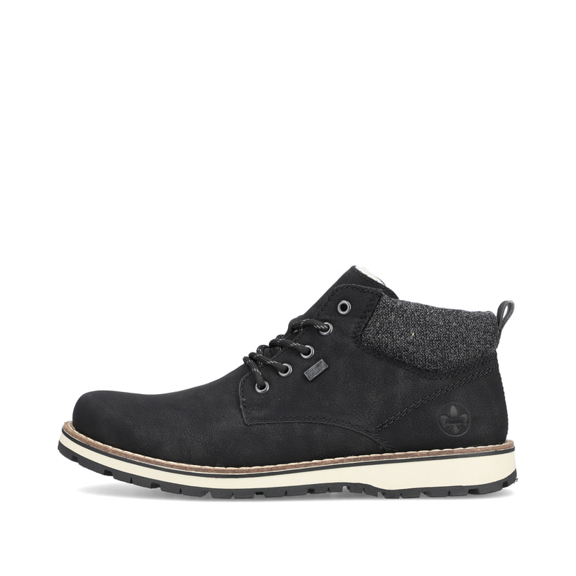 Rieker Artikelnummer 38419-00 Rieker Herren Schnürstiefel urbanschwarz