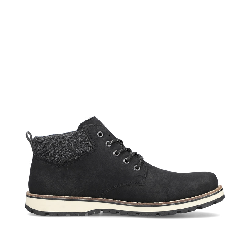 Rieker Artikelnummer 38419-00 Rieker Herren Schnürstiefel urbanschwarz Zeitlich begrenztes Angebot