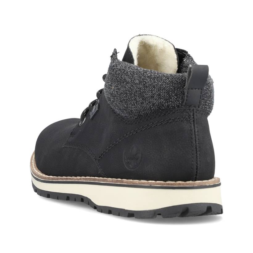 Rieker Artikelnummer 38419-00 Rieker Herren Schnürstiefel urbanschwarz Zeitlich begrenztes Angebot