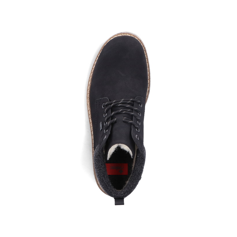 Rieker Artikelnummer 38419-00 Rieker Herren Schnürstiefel urbanschwarz Zeitlich begrenztes Angebot