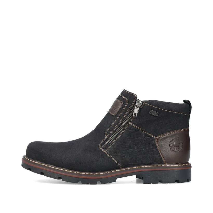 Rieker Artikelnummer 37770-00 Rieker Herren Kurzstiefel graphitschwarz Exklusive Angebote